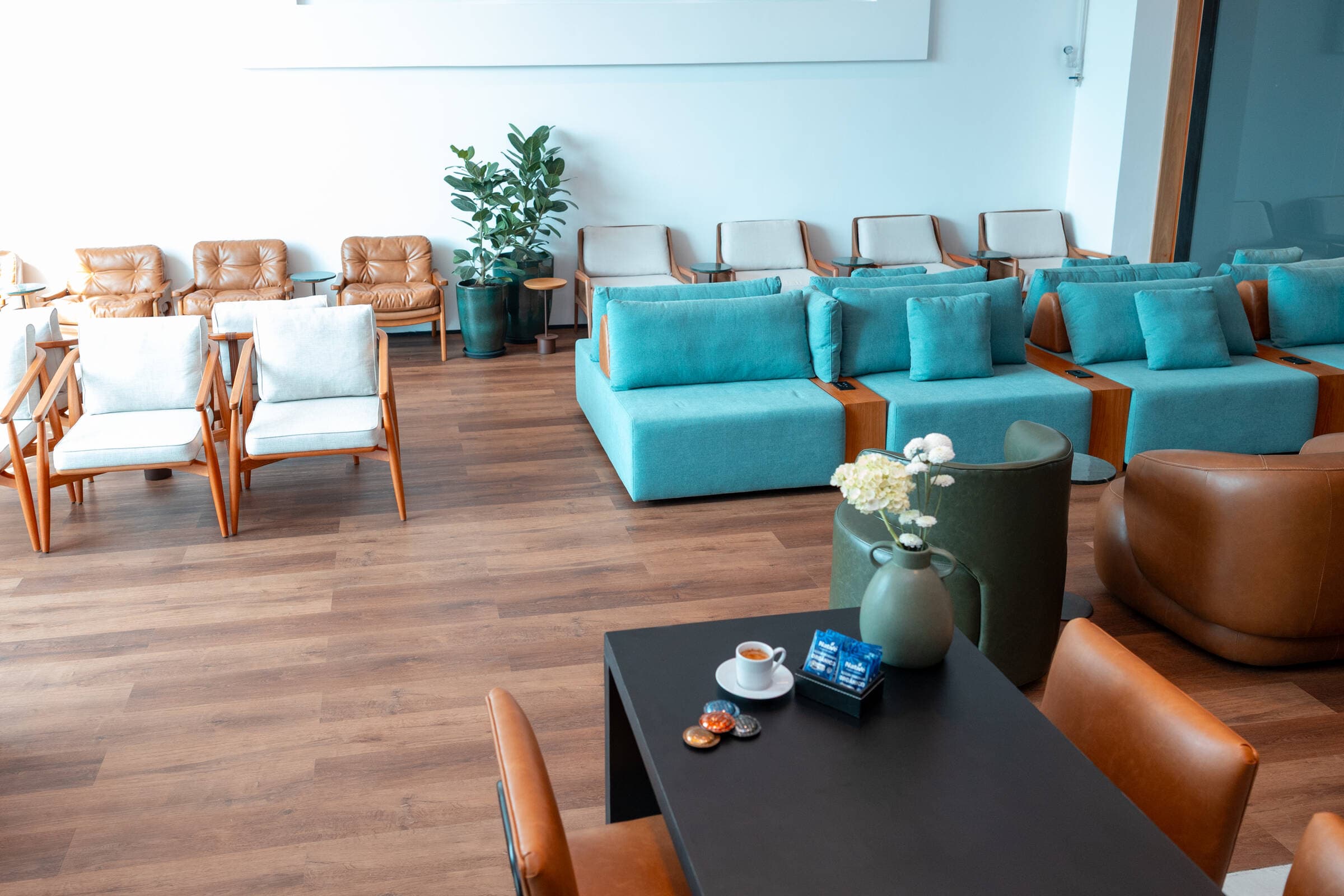 Interior da Sala VIP Harmony Lounge